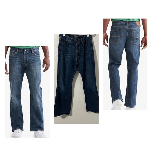 Lucky Brand Men 367 Vintage Bootcut Premium Italian Denim Jeans 32x30 Distressed - Picture 1 of 12
